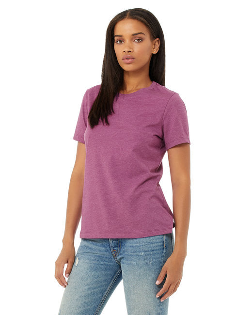 Bella + Canvas Ladies' Relaxed Heather CVC Short-Sleeve T-Shirt