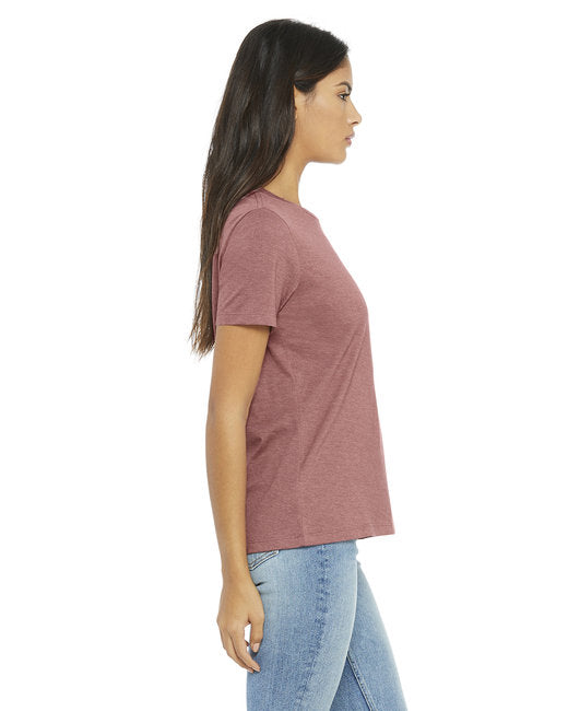 Bella + Canvas Ladies' Relaxed Heather CVC Short-Sleeve T-Shirt