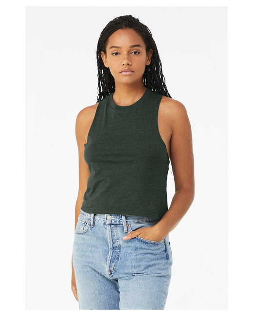 Bella + Canvas Ladies' Racerback Cropped Tank