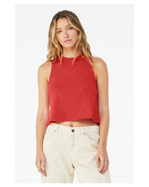 Bella + Canvas Ladies' Racerback Cropped Tank