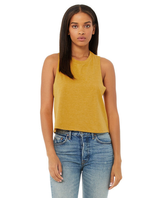 Bella + Canvas Ladies' Racerback Cropped Tank