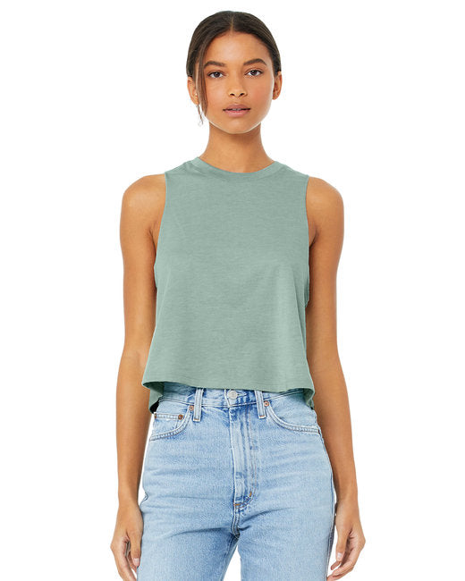 Bella + Canvas Ladies' Racerback Cropped Tank