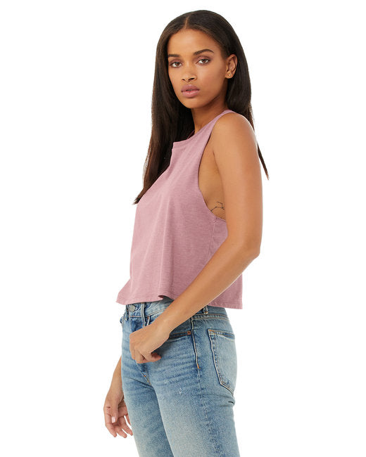Bella + Canvas Ladies' Racerback Cropped Tank