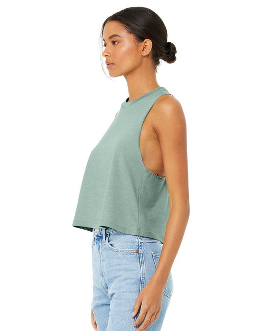 Bella + Canvas Ladies' Racerback Cropped Tank