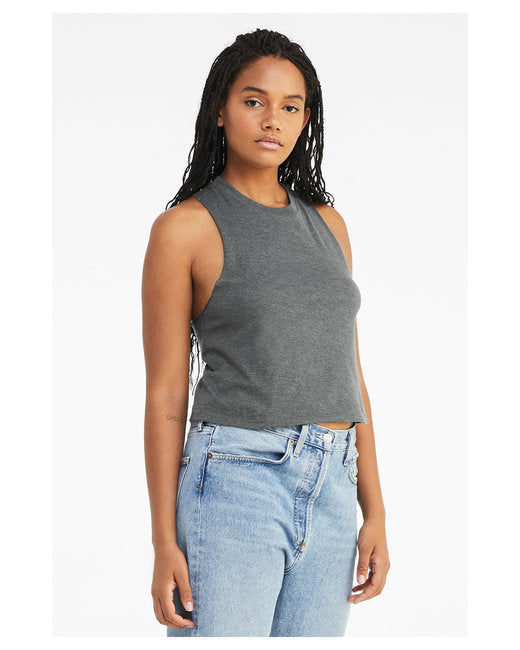 Bella + Canvas Ladies' Racerback Cropped Tank