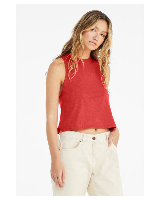 Bella + Canvas Ladies' Racerback Cropped Tank