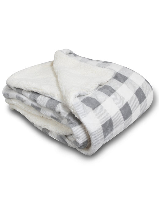 Alpine Fleece Micro Mink Sherpa Blanket