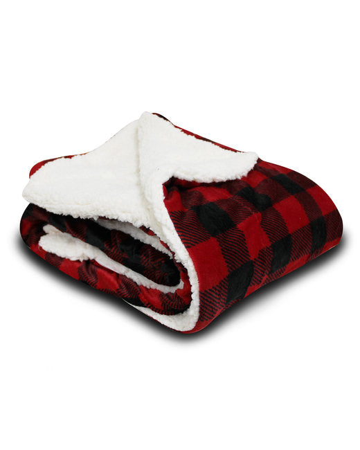 Alpine Fleece Micro Mink Sherpa Blanket