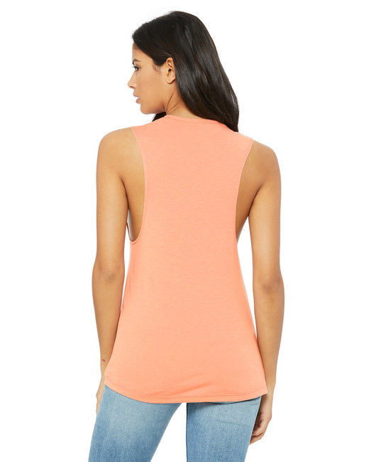 Bella + Canvas Ladies' Flowy Scoop Muscle Tank