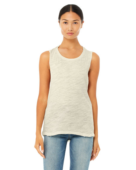 Bella + Canvas Ladies' Flowy Scoop Muscle Tank