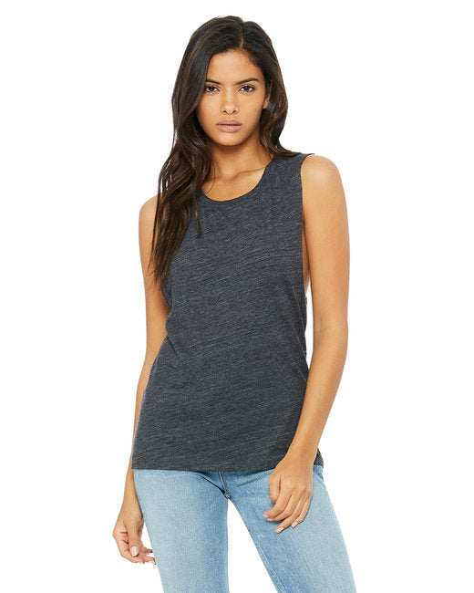 Bella + Canvas Ladies' Flowy Scoop Muscle Tank