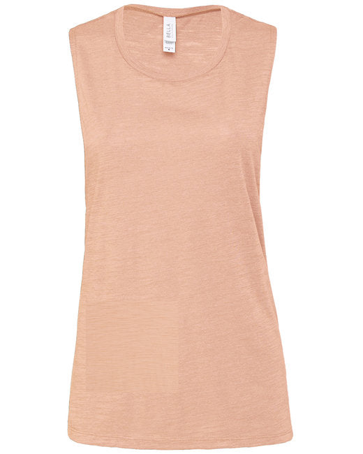 Bella + Canvas Ladies' Flowy Scoop Muscle Tank