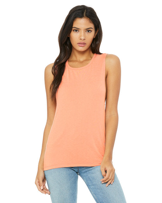 Bella + Canvas Ladies' Flowy Scoop Muscle Tank