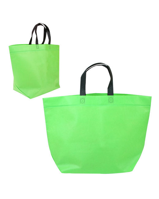 Prime Line Two-Tone Heat Sealed Non-Woven Tote ( 250-Pack )