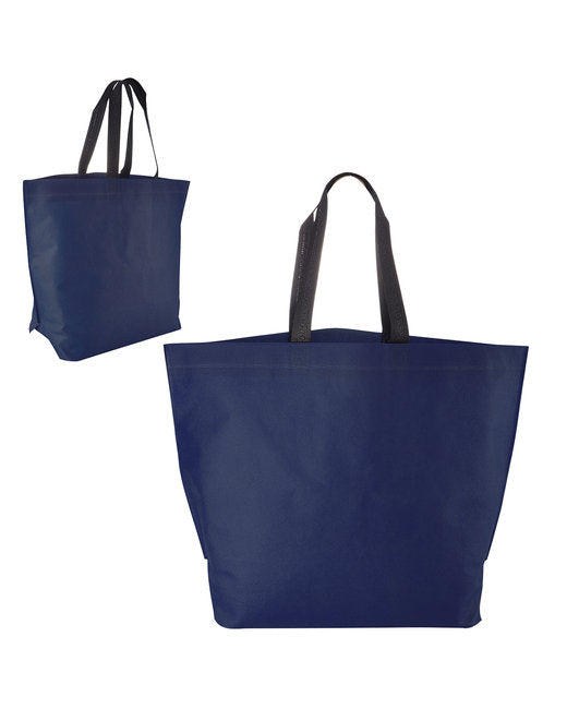 Prime Line Two-Tone Heat Sealed Non-Woven Tote ( 250-Pack )