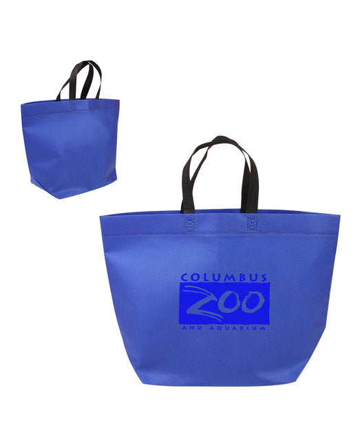 Prime Line Two-Tone Heat Sealed Non-Woven Tote ( 250-Pack )