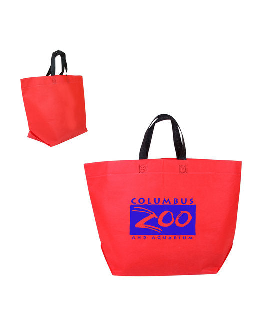 Prime Line Two-Tone Heat Sealed Non-Woven Tote ( 250-Pack )