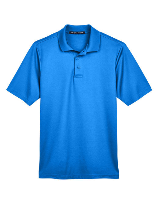 Devon & Jones CrownLux Performance® Men's Plaited Polo