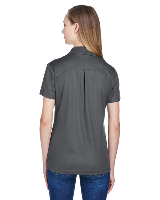 Devon & Jones CrownLux Performance® Ladies' Plaited Polo