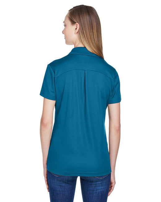 Devon & Jones CrownLux Performance® Ladies' Plaited Polo