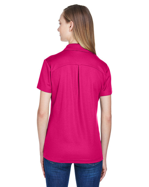 Devon & Jones CrownLux Performance® Ladies' Plaited Polo