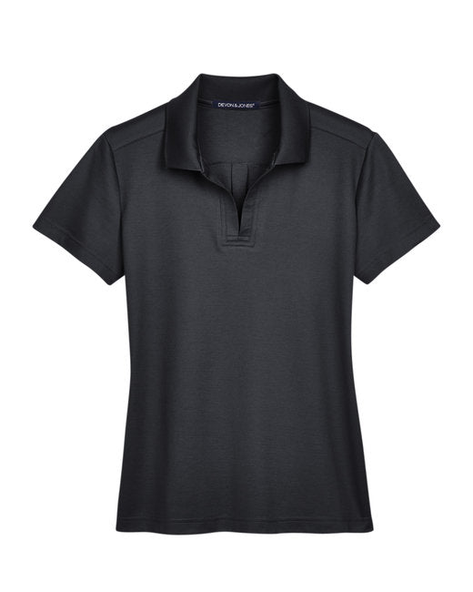 Devon & Jones CrownLux Performance® Ladies' Plaited Polo