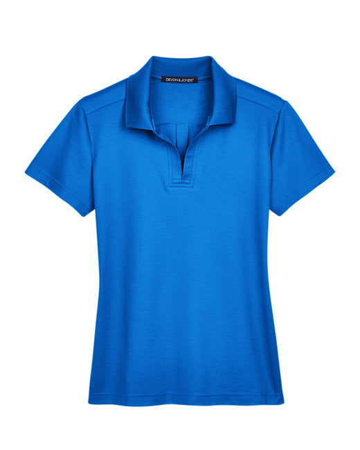 Devon & Jones CrownLux Performance® Ladies' Plaited Polo