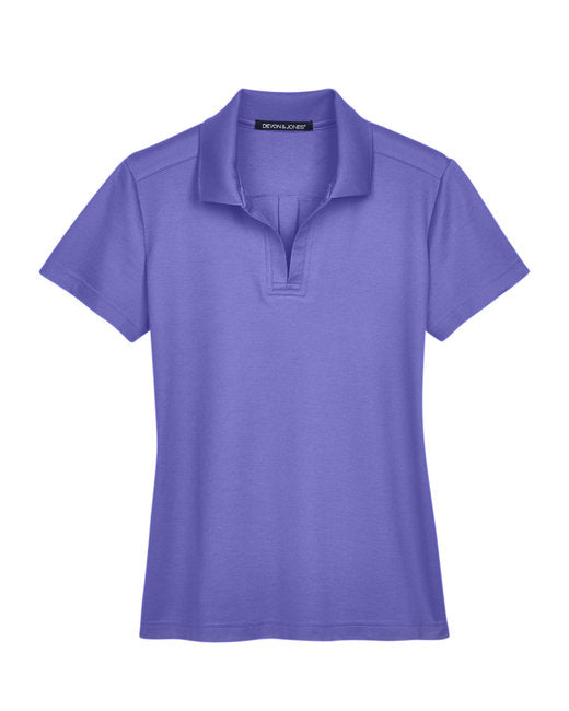 Devon & Jones CrownLux Performance® Ladies' Plaited Polo