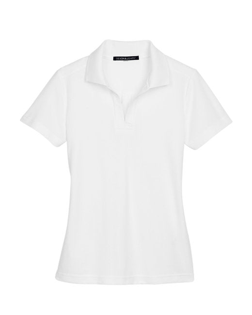 Devon & Jones CrownLux Performance® Ladies' Plaited Polo