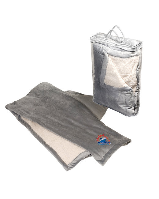 Prime Line Micro Mink Sherpa Blanket ( 12-Pack )