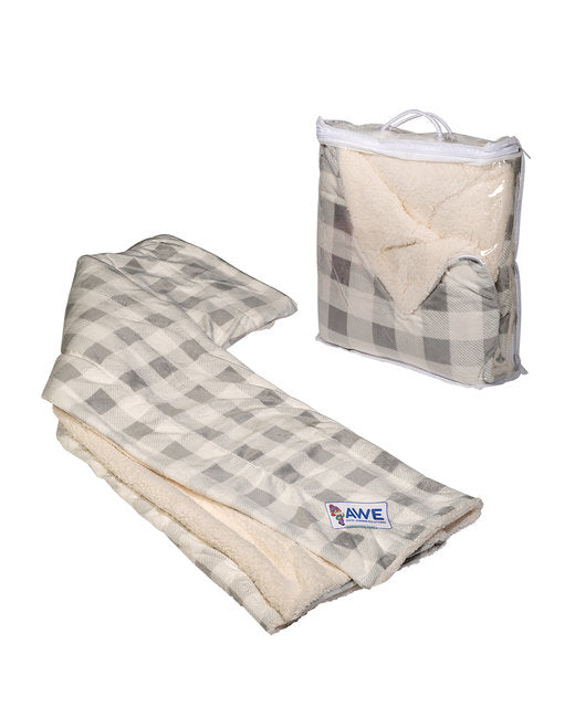 Prime Line Micro Mink Sherpa Blanket ( 12-Pack )