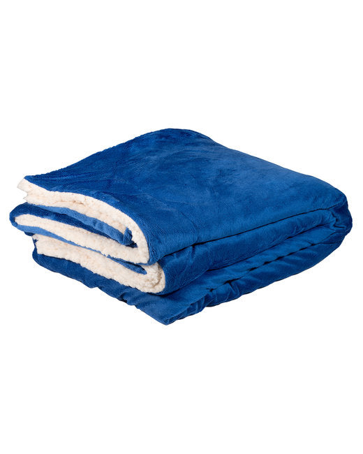 Prime Line Micro Mink Sherpa Blanket ( 12-Pack )