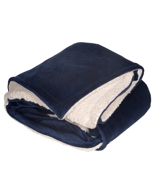 Prime Line Micro Mink Sherpa Blanket ( 12-Pack )
