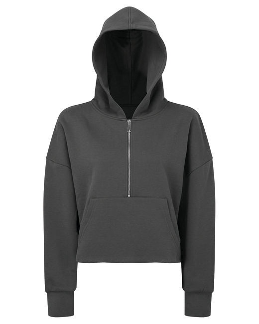 TriDri Ladies' Alice Half-Zip Hooded Sweatshirt