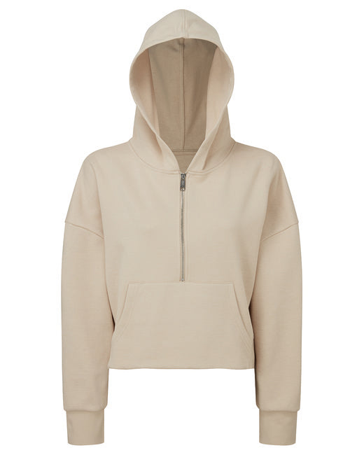 TriDri Ladies' Alice Half-Zip Hooded Sweatshirt