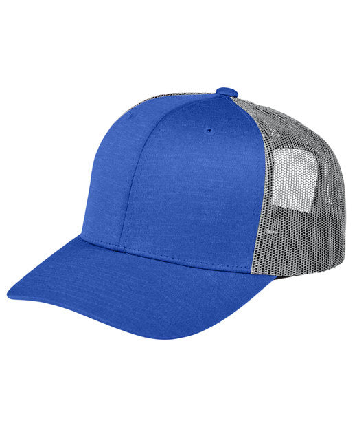Team 365 by Yupoong® Adult Zone Sonic Heather Trucker Cap