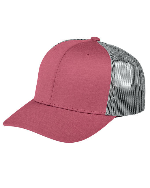 Team 365 by Yupoong® Adult Zone Sonic Heather Trucker Cap