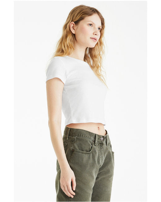 Bella + Canvas Ladies' Micro Ribbed Baby Tee