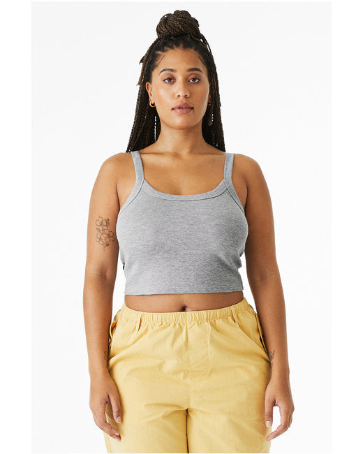 Bella + Canvas Ladies' Micro Ribbed Scoop Tank