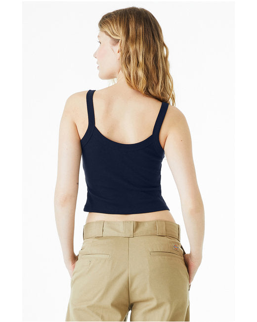 Bella + Canvas Ladies' Micro Ribbed Scoop Tank