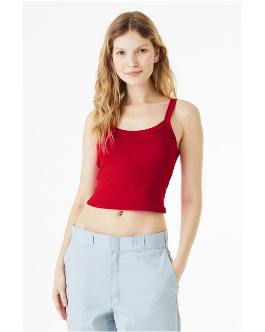 Bella + Canvas Ladies' Micro Ribbed Scoop Tank