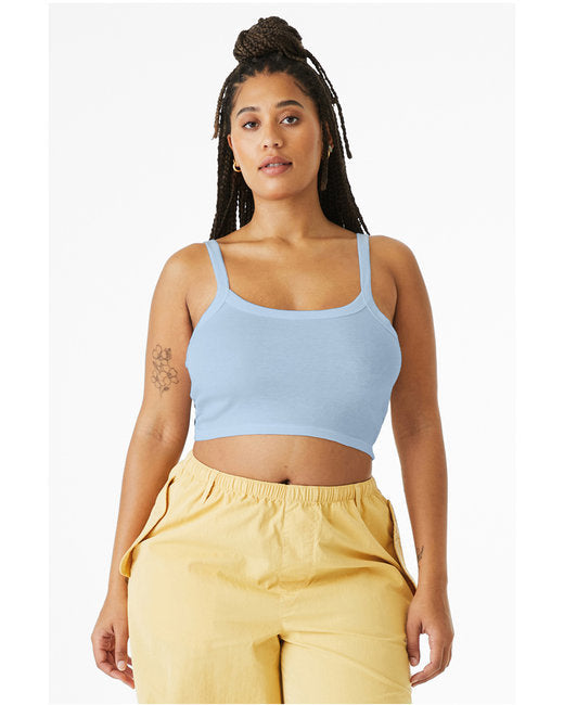 Bella + Canvas Ladies' Micro Ribbed Scoop Tank