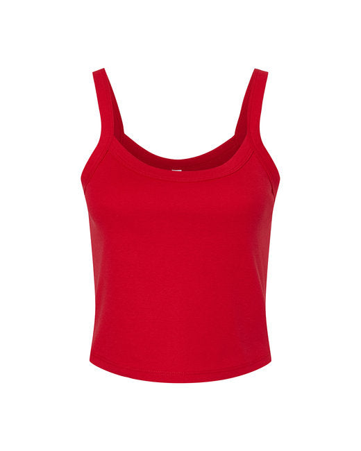 Bella + Canvas Ladies' Micro Ribbed Scoop Tank