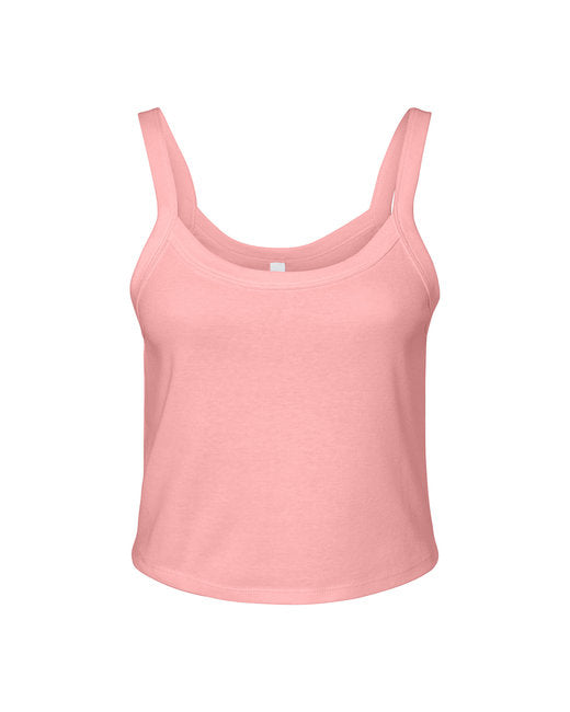 Bella + Canvas Ladies' Micro Ribbed Scoop Tank