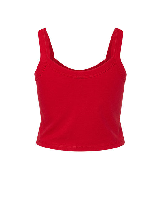 Bella + Canvas Ladies' Micro Ribbed Scoop Tank