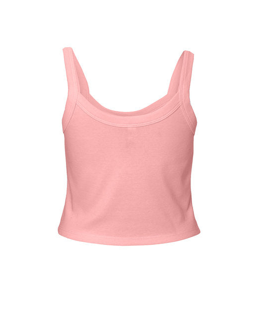 Bella + Canvas Ladies' Micro Ribbed Scoop Tank