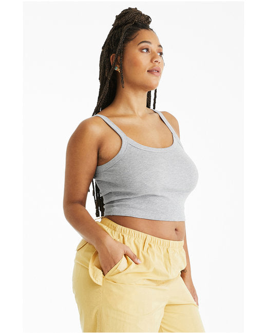 Bella + Canvas Ladies' Micro Ribbed Scoop Tank