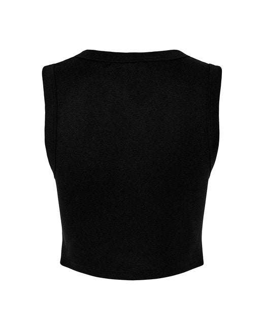Bella + Canvas Ladies' Micro Rib Muscle Crop Tank
