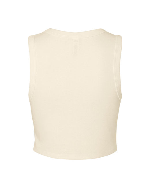 Bella + Canvas Ladies' Micro Rib Muscle Crop Tank