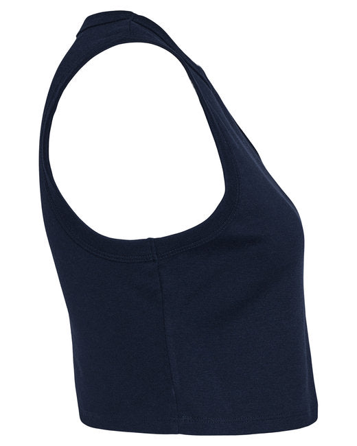 Bella + Canvas Ladies' Micro Rib Muscle Crop Tank